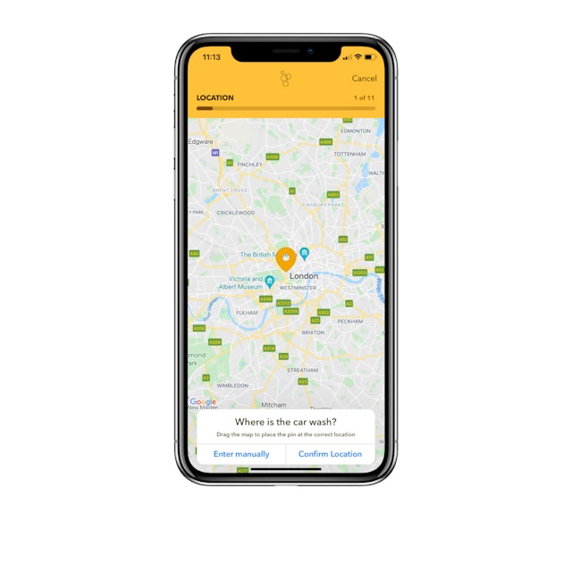 App Screen Location