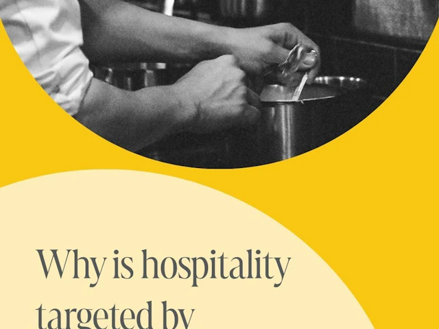 Why is hospitality targeted by criminals1